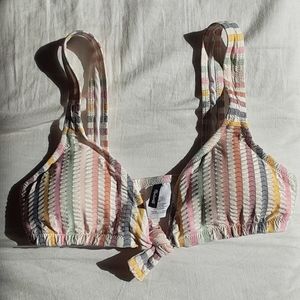 Madewell second wave bikini top